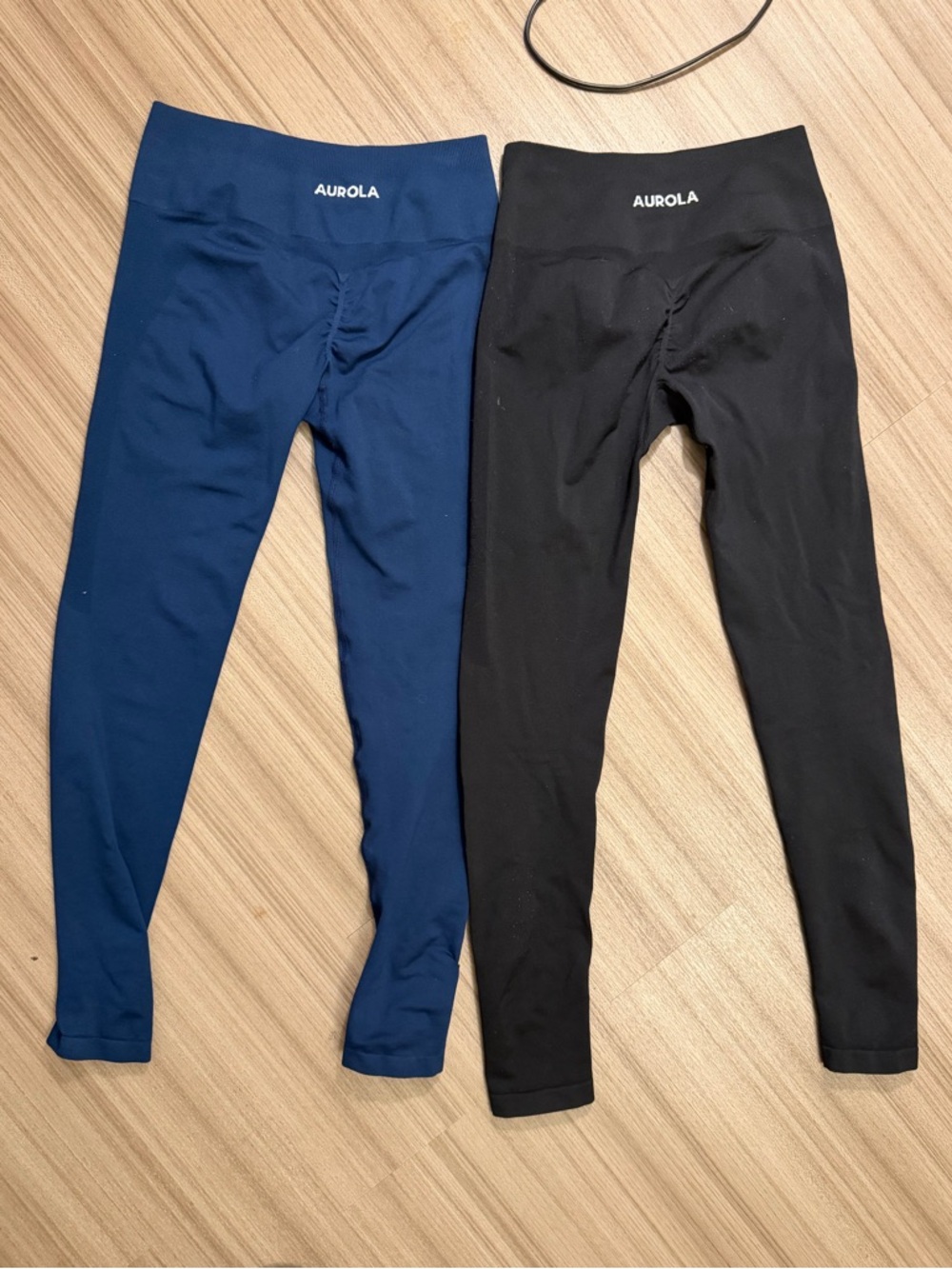 Aurola black and navy leggings bundle